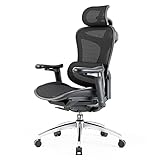 SIHOO オフィスチェア 椅子 デスクチェ 人間工学 チェア テレワーク 疲れない 人体工学椅 メッシュチェア 4段階調整S字背もたれ 自動適応ランバーサポート 3D連動アームレスト 3Dヘッドレスト 約120度リクライニング 耐荷重135KG メッシュチェア pcチェア パソコンチェア ワークチェア 事務椅子 通気性に優れ 学習用チェア OAチェア SIHOO Doro C300（海外版）