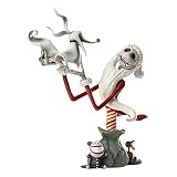 Enesco Grand Jester Santa Jack Skellington & Zero Figurine, 8"