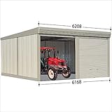 タクボガレージ　カールフォーマ　CM-6265　一般型　標準型　2台用　『シャッター車庫　ガレージ』 ムーンホワイト