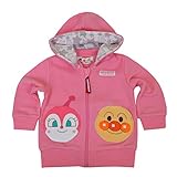 アンパンマン Anpanman 裏毛 2WAY パーカージャケット fo-ea7902-ea9496 100cm ピンク