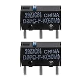 2 個/10 個マウスマイクロスイッチオリジナル D2FC-F-K ブルードット 50 メートルクリックライフマイクロスイッチ