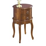 ソリッドウッドフラワーラックリビングルームコーヒーテーブルサイドテーブルラウンド引き出しテーブルインテリアテーブル2引き出し収納ラックベッドルームベッドサイドテーブルデコレーションテーブルディスプレイ