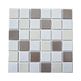 シール式モザイクタイルシート デコレ［ミックスジェラート/10枚セット］/ババール/1枚サイズ：15cm×15cm/Z3K