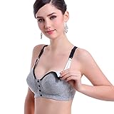 Wodery ノンワイヤー 授乳ブラジャー マタニティブラジャー レディース やさしい綿 マタニティー ブラ 妊娠 フロントホック ベスト式 3/4カップ 「産前産後兼用」 赤ちゃん 乳児 も安心 乳