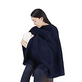 [アヌアヌ] ANU ANU 授乳ショール(授乳ケープ) Nursing Shawl (ネイビー) [並行輸入品]