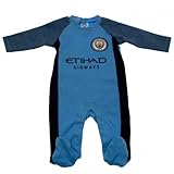 Manchester City F.C. マンチェスター シティ F.C. スリープスーツ ST / ロンパース 長袖 (3-6ヶ月(68cm))
