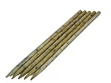 5本セット 白杉杭 直径4.5cm長さ120cm