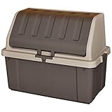 JEJ 収納ボックス ダークブラウン 92×50×71cm Lashed ラシェッド 大型家庭用収納庫 (1個箱入り) 9504723