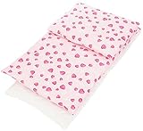 Pinolino Bedding Set for Dolls Pram Herzchen rosa Design (3-Piece) by Pinolino
