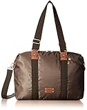 [ラナ] Rana ボストントートバッグ 2WAY無地 1608-4235 チャ (ブラウン)