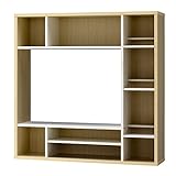 壁面収納 テレビ台 テレビボード TV台 TVボード AVボード 32型 木製 テ/ホワイト(WH)