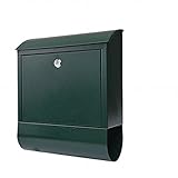 シンプル郵便ポスト/郵便受け/鍵付き (緑)