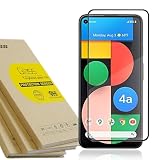 適用 Google Pixel 4a 5G ガラスフィルム 【2枚セット 全面保護 全面吸着】 グーグル ピクセル 4a 5G フィルム 強化 【5Gモデル対応】Pixel4a 5G 全面 強化フィルム ピクセル4a 5G 全面保護フィルム Pxiel4a5G 全面フィルム ピクセル4a5G ガラス 適用 【BonwFzin】 強化ガラス 液晶フィルム 指紋 防止 耐衝撃 フレーム ブラック