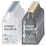 AMINO SAURUS GEL(アミノサウルス ジェル) アルギニン2000mg シトルリン1000mg クエン酸2000mg マグネシウム50mg カフェイン75mg レモン味 マンゴー味 2種各6合計12個入り 国産