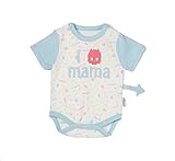 MONICA BABY BLUE ベビー ロンパース Jelly beansロンパース 80cm サイズ ライトブルー コットン 2111517003