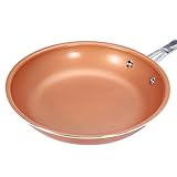 9inch aluminum stainless steel round non stick copper frying
