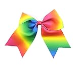 Floral Fall Baby Girls Rainbow Ribbon Boutique Hair Bows Clips For Teens Toddlers By-15 (A) [並行輸入品]