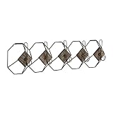 Household Essentials 2362-1 Geometric Wall Hook Coat Rack [並行輸入品]