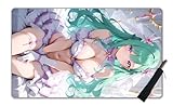 プレイマット アニメグッズト TCG万能 専用 高級 バーチャルYouTuber Vtuber カードゲーム ザイズ 60ｘ35cm 収納袋付き ハコクラフト (D) [並行輸入品]