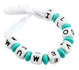 Baby Teething Toys bracelet +Pacifier Clip ,Hikeren Silicone Baby Teether Chewable BPA Free Silicone