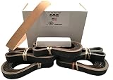 1"x30" Sharpening Belt Pack - 120, 400, 600, 800, 1000 & Leather Belt w Compound [並行輸入品]