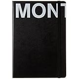 ラコニック 手帳 2023年 B6 マンスリー VP+ゴム 黒 LIMS06-140BK (2022年 9月始まり)