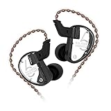 KZ-AS06イヤーフックイヤホン、インイヤーモニターヘッドホン、3BAバランスアーマチュアドライバーHIFIベースノイズコンセルスポーツヘ