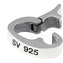アクセサリー silver 925 SV Amazon | Silver925 バチカン クリッカー ペンダント横向き防止
