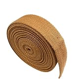 ECOKIJI(エコキジ) カバンテープ 32mm 幅 長さ 5m 厚み約2mm 手芸 アクセサリーパーツ 綿 ぽいポリエステル (アンバー,幅約32mm)(KT32A5)