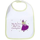 CafePress Aunt is Fairy Godmother Baby Bib - Standard Kiwi [Apparel] Gif... by CafePress