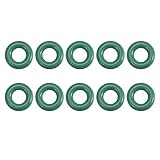 uxcell フッ素ゴムOリング FKMシールガスケット グリーン 機械プラム用 外径8 mm 内径4.2 mm 幅1.9 mm 10個入