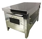 笑's・FD薪ストーブ 焚き火の箱「easy 400G」本体＋アンダーヒートシールド (煙突別売)／SHO-SHO-064-09-01