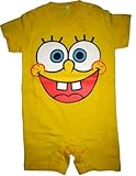 スポンジボブ　ロンパース　70・80ｃｍ (80ｃｍ)