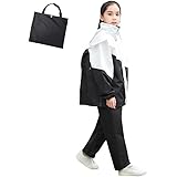 [OVER SPEC] レインコート キッズ 上下セット ランドセル対応 レインウェア レイングッズ 収納バッグ付き 雨具 女の子 男の子 反射 子供 防水 通園 通学