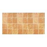 リフォームシート 屋外対応 180cm ×91.5cm | ベランダ バルコニー 玄関 タイル ウッドデッキ テラコッタ(C129-S2)