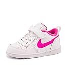 NIKE(ナイキ) COURT BOROUGH LOW TDV(コートバーロウLOWTDV) 870030 100 ホワイト/ピンクブラスト