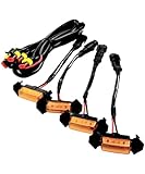 HTharros LED グリルマーカー トヨタ タコマ TRD プログリル 用 社外品 マーカー ランプ 12Ⅴ カスタム パーツ アンバー オレンジカバー