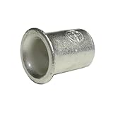 カワグチ リングスリーブE-中 【銅線用裸圧着スリーブ 1箱100個入】