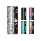 【X80】電子タバコ 本体のみ Eleaf iStick X80 モッド 本体（イーリーフ アイスティック）510規格対応 3200mAh 大容量バッテリー 80W最大出力 Type-C急速充電 爆煙 シーシャ 持ち運びvape ベイプ ニコチンなし リキッド無し (Silver)