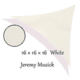 Robey 日よけ シェードセイル ホワイト5ｘ5ｘ5m