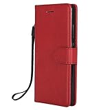 NEXCURIO Huawei P8 Lite ケース 手帳型 PU レザーケース 耐衝撃 カード収納 スタンド機能 マグネット式 ファーウェイP8Lite ケース 携帯カバー おしゃれ - NEKT