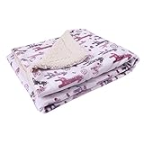 ベビーブランケット 赤ちゃん毛布 子供用タオルケット 膝掛け ふわふわ 暖か フランネル ボア