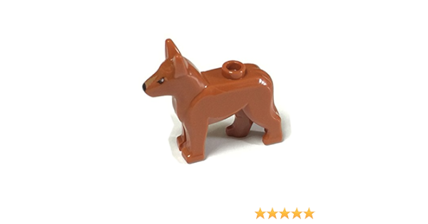 Amazon Legoブロック 純正パーツ 動物 Dark Orange イヌ ジャーマンシェパード 並行輸入品 ブロック おもちゃ