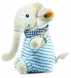 Steiff Eli Elephant (White/Blue) by Steiff
