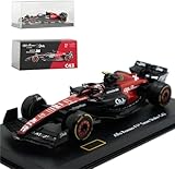HTLNUZD Bburago 2023 1/43 F1Alfa C43#24 Guanyu Zhou Champion 合金車 F1Romeo1:43 C43#24 レーシングダイカストカー スタティック アダルトコレクション モデルカー