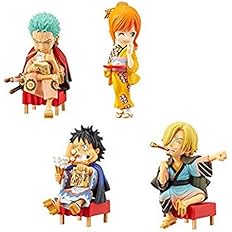 Amazon ワンピース ワールドコレクタブルフィギュア 和 4種 セット ルフィ ゾロ ナミ サンジ フィギュア ドール 通販