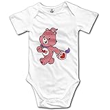 Care Bears面白いパターン漫画印刷ボディスーツベビーOnesies新生児男の子女の子 カラー: ブラック