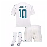 2017-17 Real Madrid Home Full Kit (James 10)