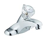 Moen 84503 Adler Centerset Single-Handle Bathroom Faucet, 4", Chrome [並行輸入品]