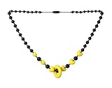 ComfyBaby Beads Follow Your Heart Silicone Teething Necklace BPA Free - Hearts of Yellow [並行輸入品]